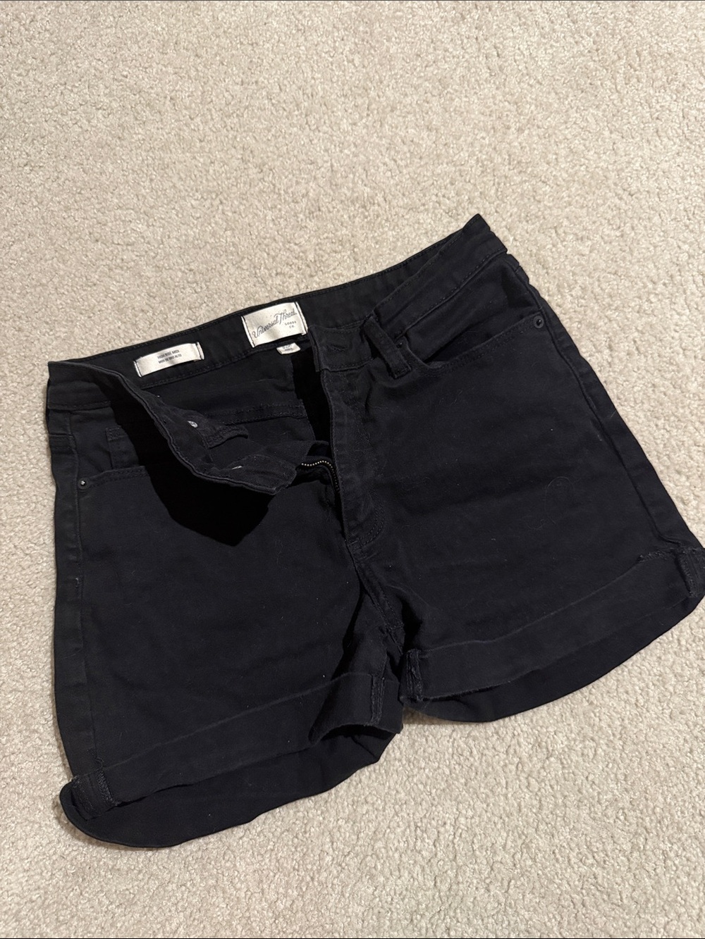 Universal Thread Black Women's Denim Jean Shorts